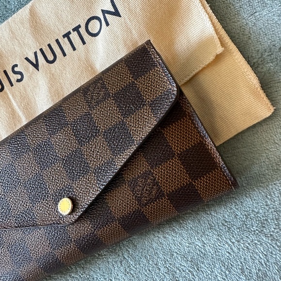 Louis Vuitton damier ebene Sarah wallet - Picture 3 of 16